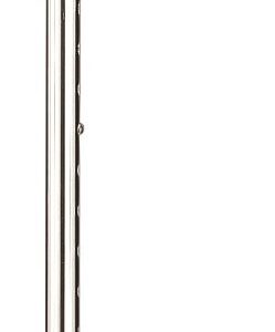 Fabrication Enterprises Aluminum Round Handle Cane - 29 to 38 Inch Height, Silver (Part #43-2000)