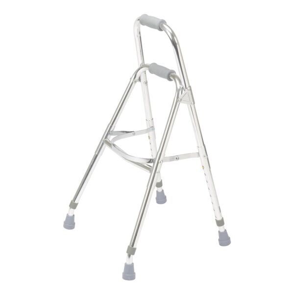 Drive Medical Side Step Folding Walker with Hemi Aluminum Frame - Adjustable Height, 300 lbs Capacity - Image 6