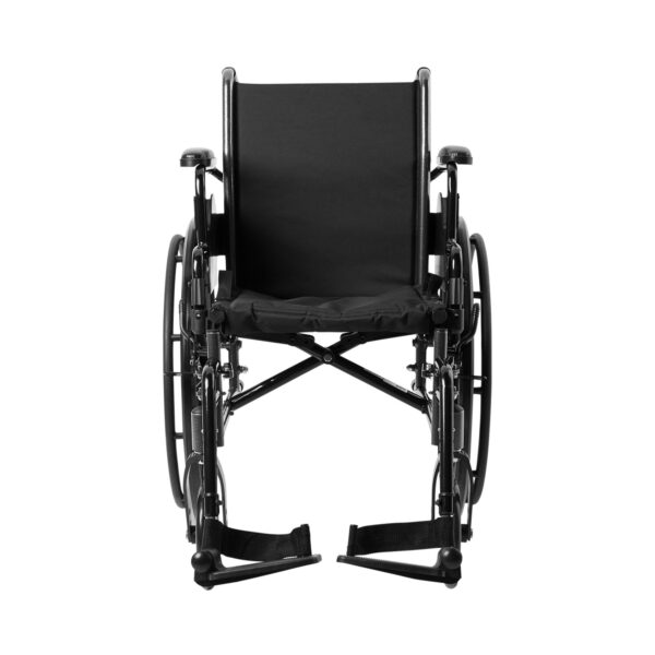 McKesson Dual Axle Lightweight Wheelchair with Swing-Away Footrest and 16-Inch Seat Width - Image 2