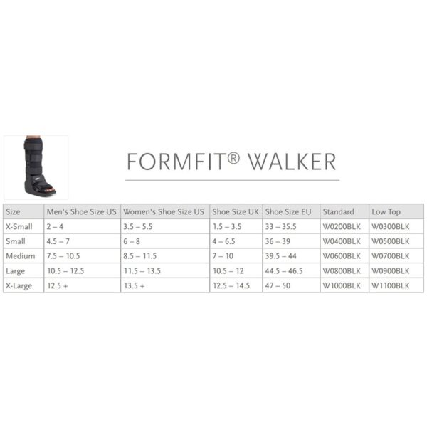 Ossur FormFit Walker Boot Non-Pneumatic Small Tall * Contoured Fit with Shock Absorbing Sole - Image 4