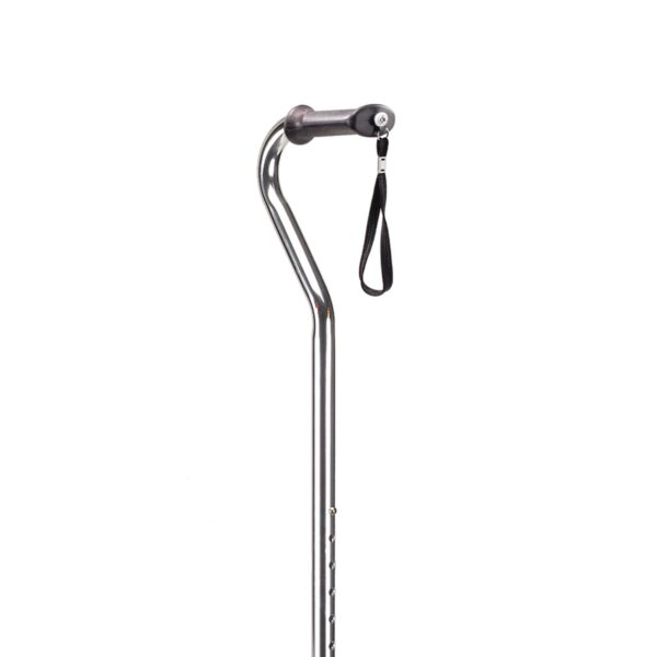 Drive Small Base Quad Cane Aluminum 10301-4 with Adjustable Height and Chrome Finish - Image 2