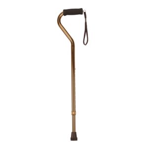 Drive Aluminum Offset Cane with Adjustable Height - Bronze, Part Number RTL10307