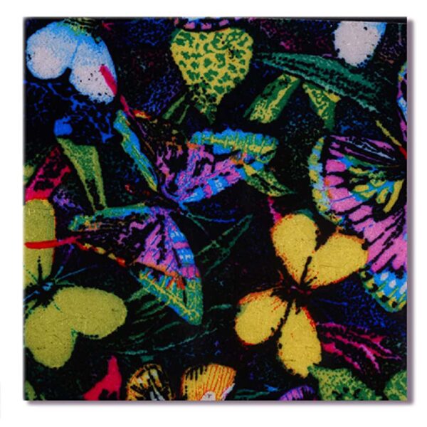 Nova Aluminum Offset Cane with Butterfly Print, Adjustable 30-39 Inches - Part Number 2094 - Image 3