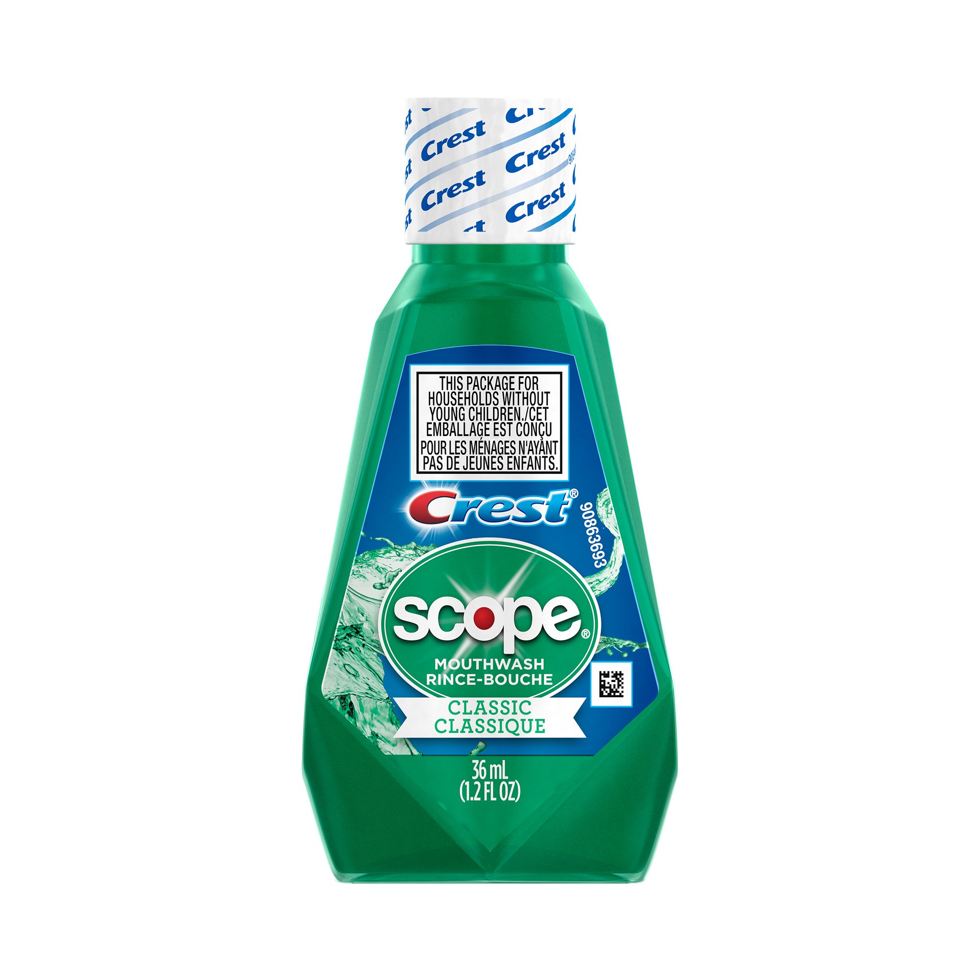 Crest Scope Classic Mint Mouthwash with Cetylpyridinium Chloride - 1.2 oz