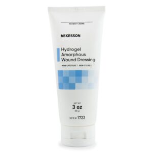 McKesson Hydrogel Amorphous Dressing - 3 oz. NonSterile Gel for Wound Moisture Management