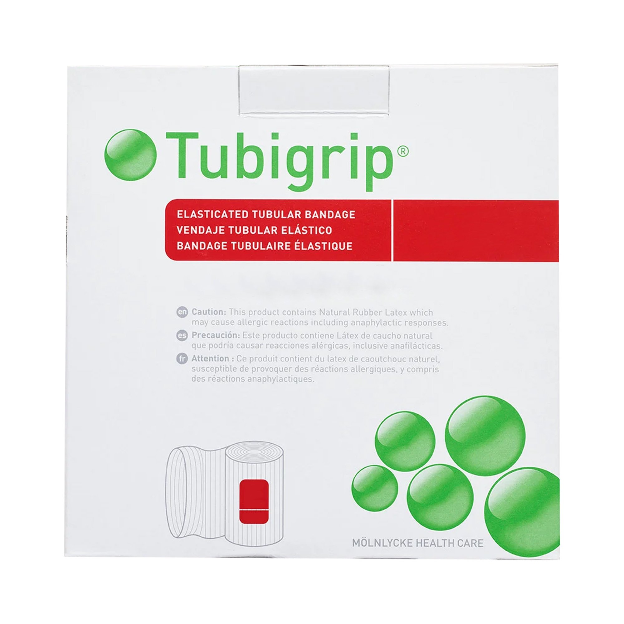 Tubigrip Pull-On Elastic Support Bandage Size D by Tubigrip * 10 Meters for Large Arms, Medium Ankles, and Small Knees
