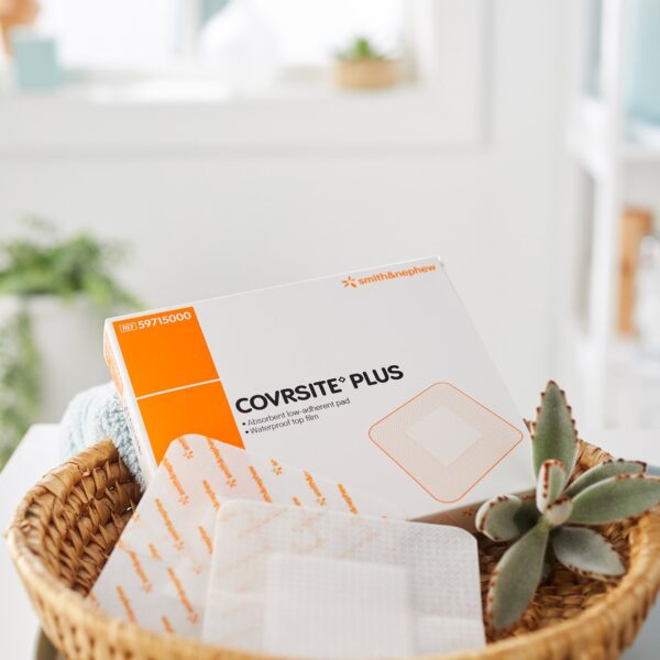 Covrsite Plus 4 x 4 Inch Composite Dressing * NonSterile Waterproof Wound Cover - Image 5