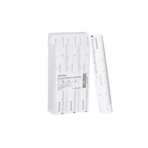 McKesson Nonsterile Paper Wound Measuring Guide, 6 Inch - Dual Metric and English Graduations
