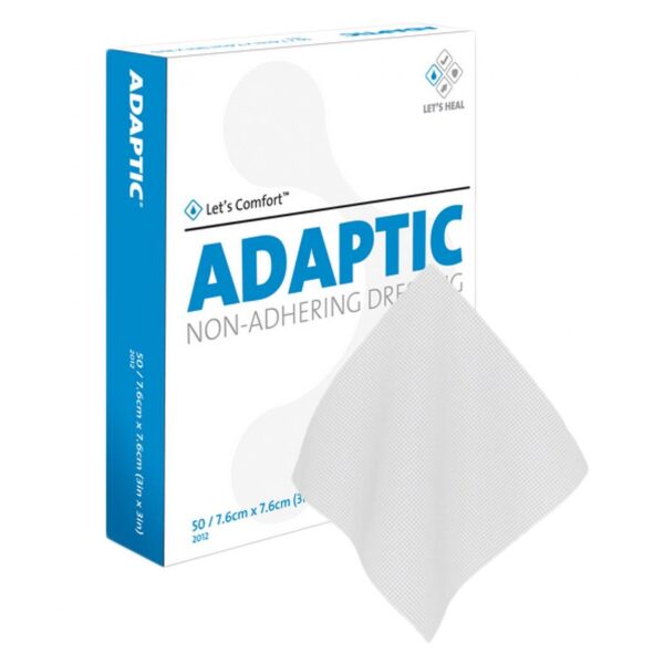 3M* Adaptic* Oil Emulsion Impregnated Dressing, 3 x 3 Inch, Sterile - Square, Pack of 50 - Image 4