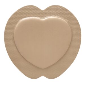 McKesson Hydrocellular Foam Dressing with Border Silicone Adhesive - Sacral, 9 x 9 Inches