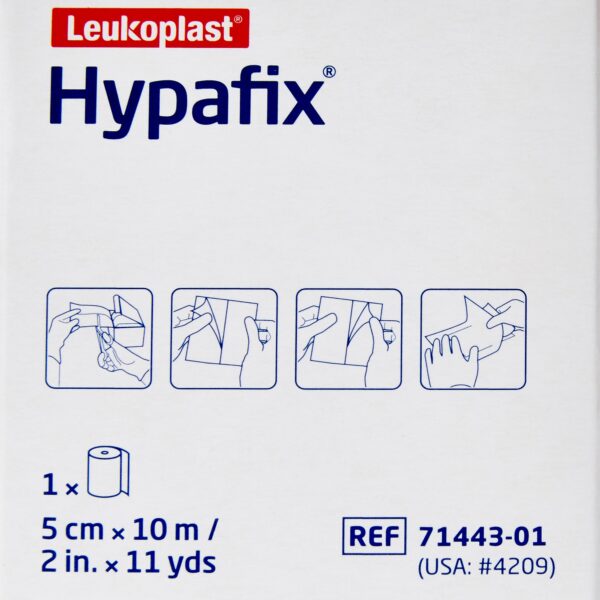 Hypafix? Nonwoven Dressing Retention Tape - 2 Inch x 10 Yard, White - Image 5