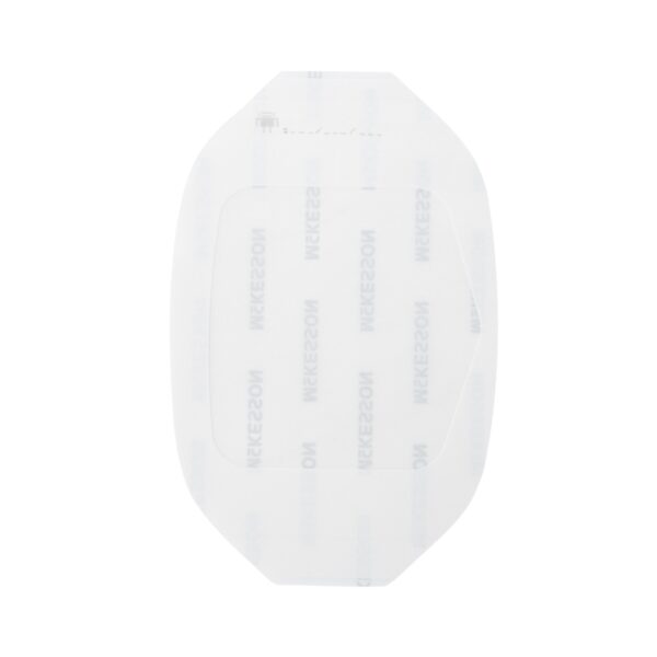 McKesson Octagonal Sterile Transparent Film Dressing - 4 x 4-3/4 Inch - Image 2