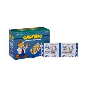 ASO Round Kid Design Garfield Adhesive Spot Bandage - 7/8 Inch Diameter