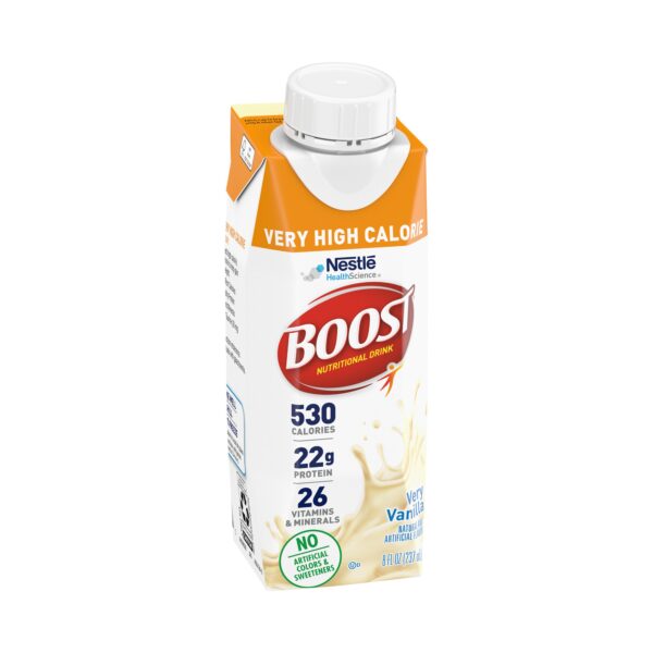 Boost? Very High Calorie Vanilla Nutritional Drink - 8 oz Reclosable Carton - Image 3