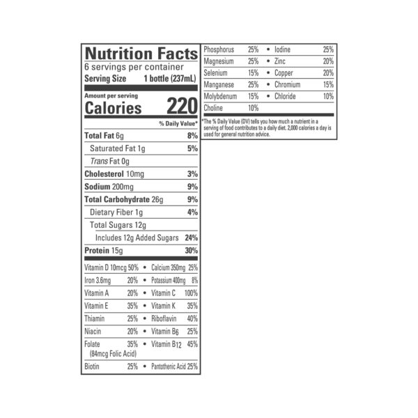 Carnation Breakfast Essentials High Protein Vanilla Nutritional Drink, 8 oz Bottle - Image 9