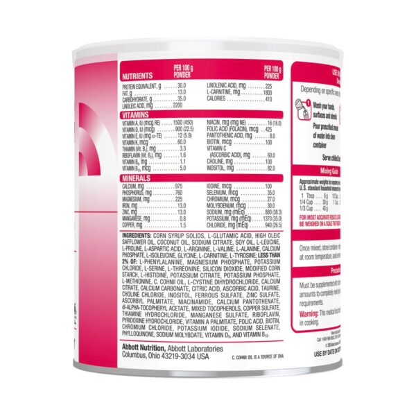 Glutarex?-2 Amino Acid Medical Food Supplement for Glutaric Aciduria Type I * 14.1 oz Can - Image 2