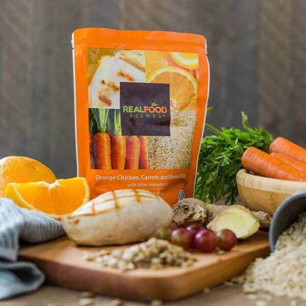 Real Food Blends* Orange Chicken, Carrots & Brown Rice Puree for Tube Feeding - Image 4