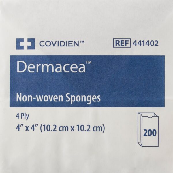 Dermacea* Nonwoven Sponge 4 x 4 Inch 4-Ply for Wound Care - Image 4