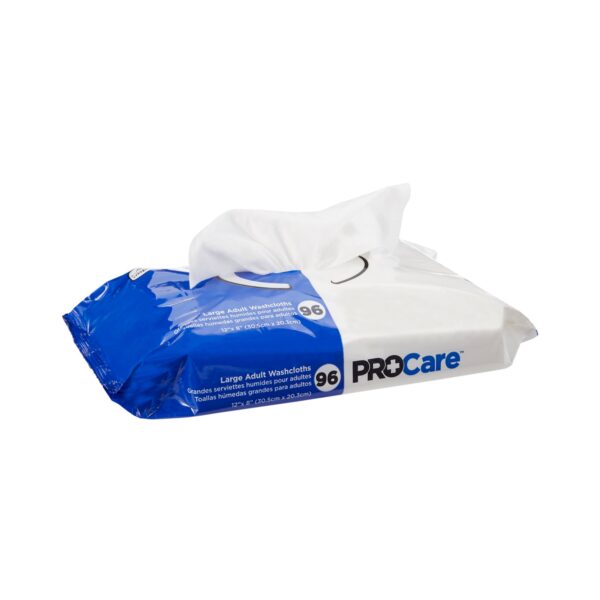 ProCare Personal Wipes with Aloe and Vitamin E – Scented Adult Washcloths, Soft Pack, 8 x 12 Inches - Image 3