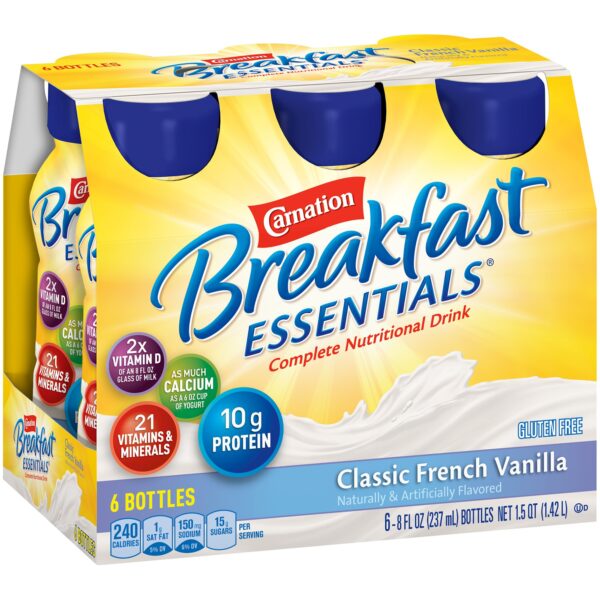 Carnation Breakfast Essentials Vanilla Nutritional Drink, 8 oz * Ready-to-Drink Protein Supplement by Carnation - Image 5