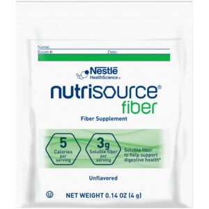 Nutrisource? Fiber Supplement - 4g Guar Gum Powder for Digestive Health, 75 Packets