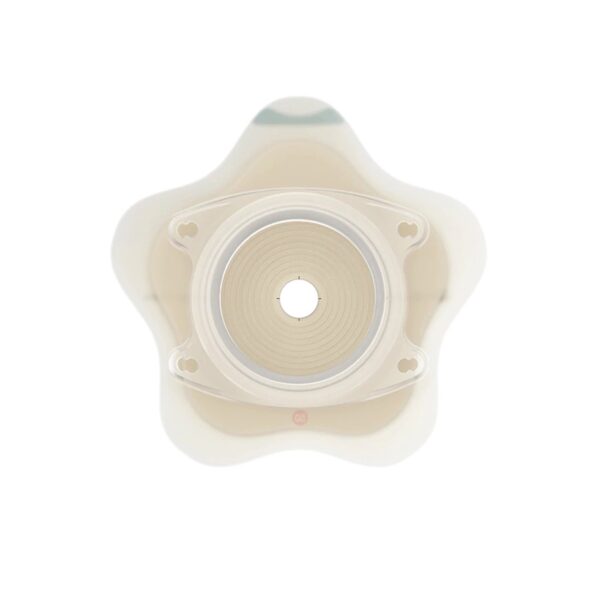 SenSura Mio Click Convex Flip Ostomy Barrier, 35 mm Stoma, Red Match - 2 Piece, Extended Wear, Precut Design - Image 3