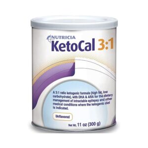 KetoCal? 3:1 Ketogenic Formula for Children and Adults * 11 oz. Can of Medical Food by KetoCal