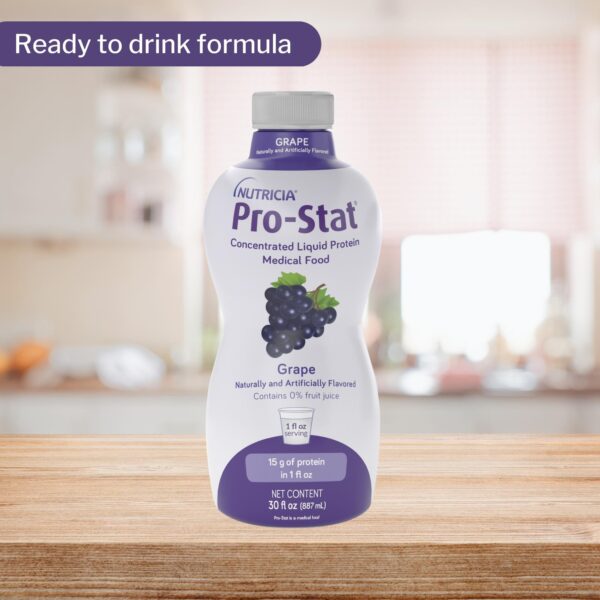 Pro-Stat Grape Complete Liquid Protein Medical Food - 30 oz Bottle - Image 4