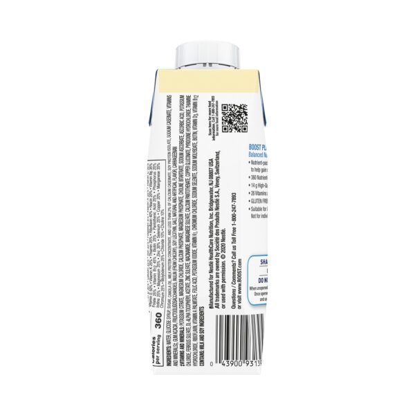 Boost Plus Vanilla High-Calorie Nutritional Drink * 8 oz Carton (24/Case) by Boost - Image 3