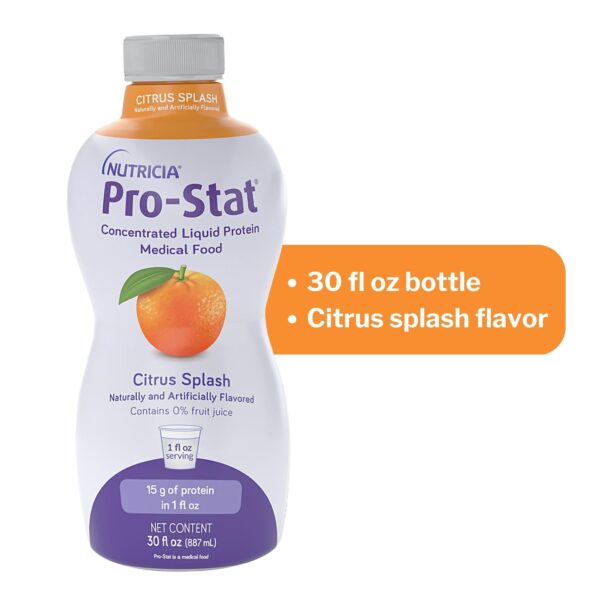 Pro-Stat? Citrus Splash Concentrated Liquid Protein - 30 oz Bottle for Wound Healing and Nutrition Support - Image 5
