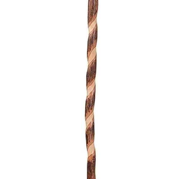 Brazos* Twisted Hickory 58-Inch Walking Stick - Durable and Traditional Hiking Cane - Image 4