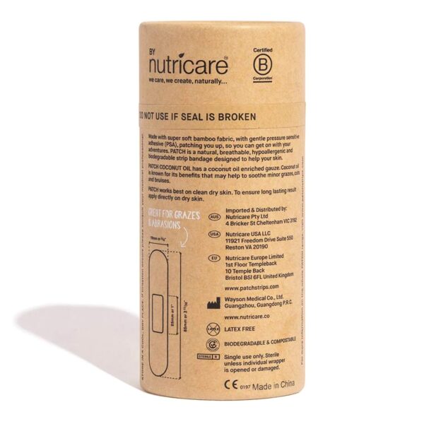 Patch Kids Panda Design Adhesive Bandage with Coconut Oil, 3/4 x 3 Inches - Image 2