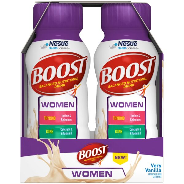 Boost Women Vanilla Nutritional Drink - 8 oz. Bottle | High-Protein Calorie Supplement with Vitamins & Minerals - Image 6