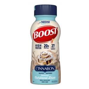 Boost? High Protein Cinnabon Flavor Nutritional Drink - 8 oz Bottle, Pack of 24