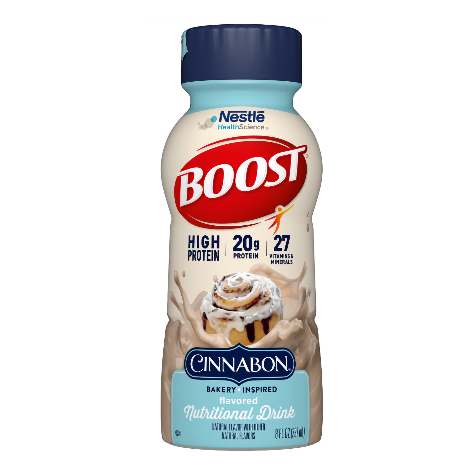 Boost? High Protein Cinnabon Flavor Nutritional Drink - 8 oz Bottle, Pack of 24