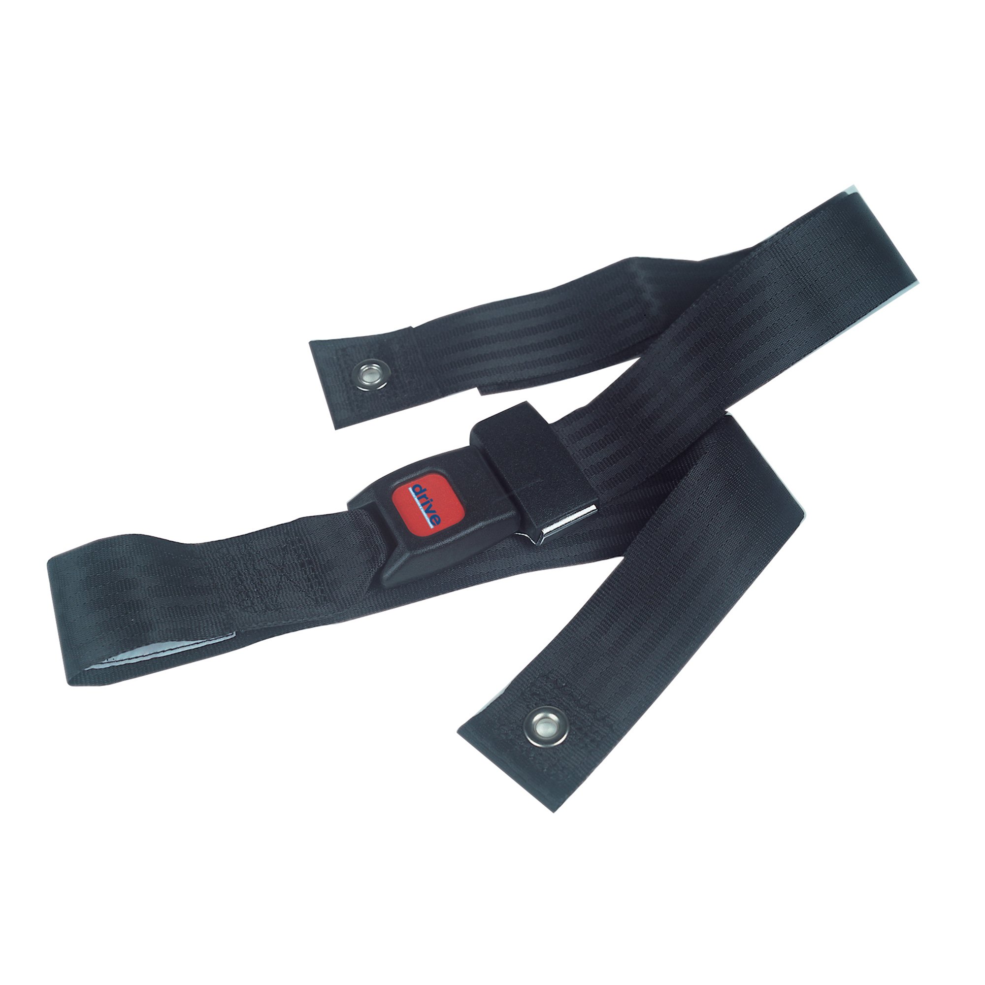 Drive* Seat Belt for Wheelchairs with Auto Clasp Buckle, Fits Waist Up to 60 Inches