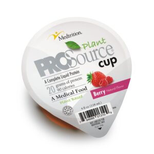 ProSource Plant Cup Organic Pea Protein Berry Liquid Supplement - 4 oz. Oral Nutritional Cup