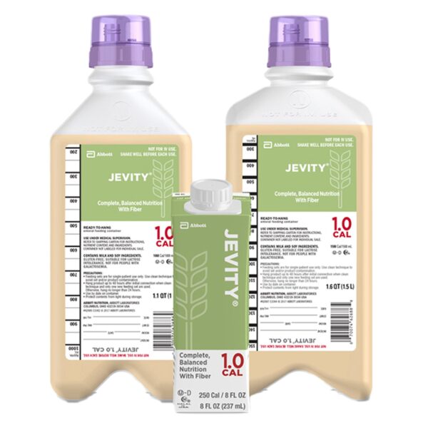Jevity? 1.0 Cal Tube Feeding Formula * 33.8 oz Ready-to-Hang Bottle with Fiber and Essential Nutrients - Image 2