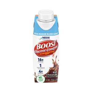 Boost Glucose Control Chocolate Nutritional Drink - 8 oz. Carton