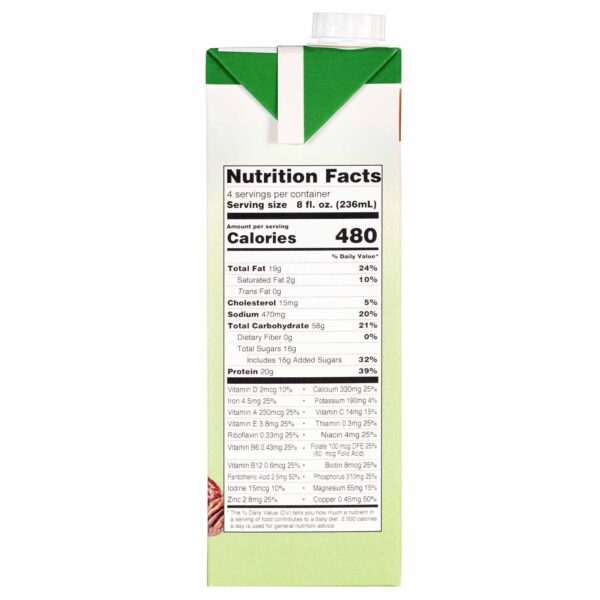 Med Pass? 2.0 Butter Pecan Fortified Nutritional Shake - 32 oz. Carton for Adults - Image 3