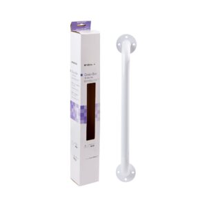 McKesson Wall Grab Bar, 16-Inch White Steel Safety Support for Bathrooms and Assistive Spaces