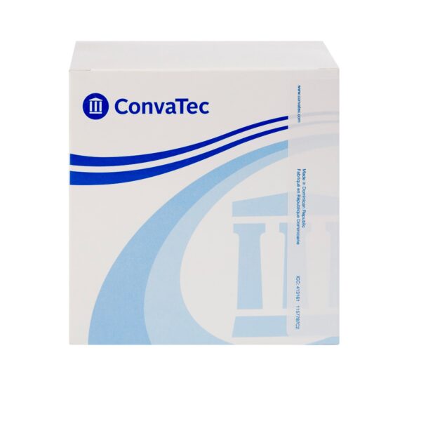 Sur-Fit Natura® Colostomy Barrier with 1-1/4 Inch Stoma Opening - Hydrocolloid, Flat Shape, Extended Wear, 4.5 x 4.5 Inches - Image 2