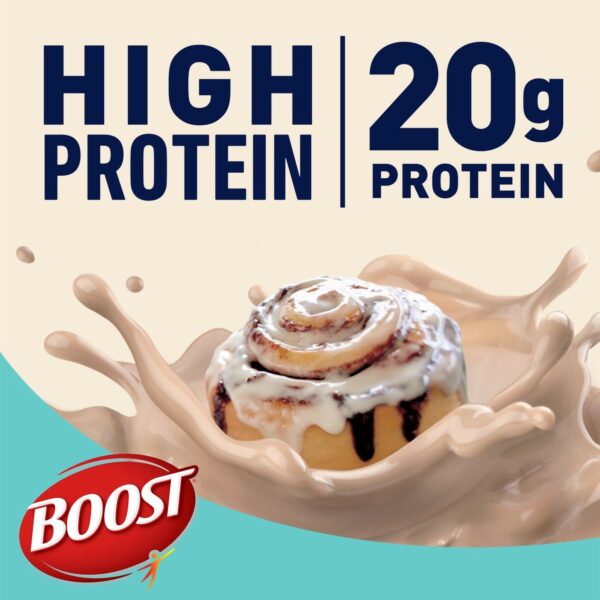 Boost? High Protein Cinnabon Flavor Nutritional Drink - 8 oz Bottle, Pack of 24 - Image 10