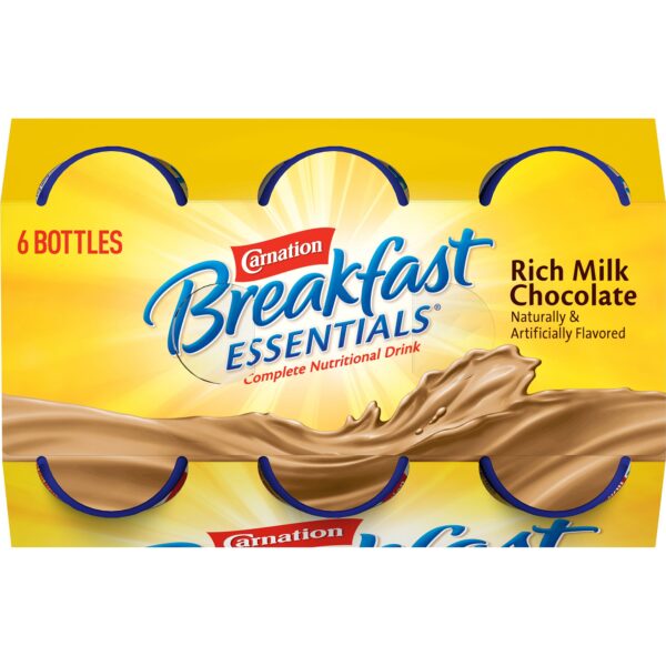 Carnation Breakfast Essentials? Chocolate Nutritional Drink * 8 oz Bottle | McK Part No: 12230369 - Image 7