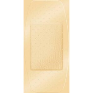 Careband* Sheer Adhesive Bandage, 2 x 4 Inches * Durable Plastic, Sterile, Easy Seal