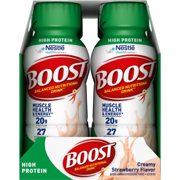 Boost? High Protein Strawberry Complete Nutritional Drink - 8 oz Bottle - Image 2