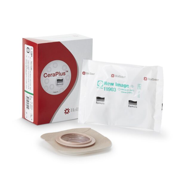 New Image CeraPlus Skin Barrier Pre-Cut Extended Wear with Floating Flange and Convex Design - Image 7