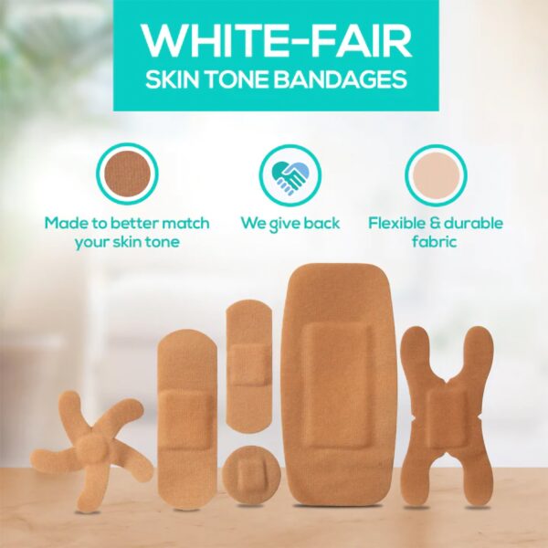 TruColour? Beige Adhesive Bandages Assorted Shapes and Sizes - Image 5