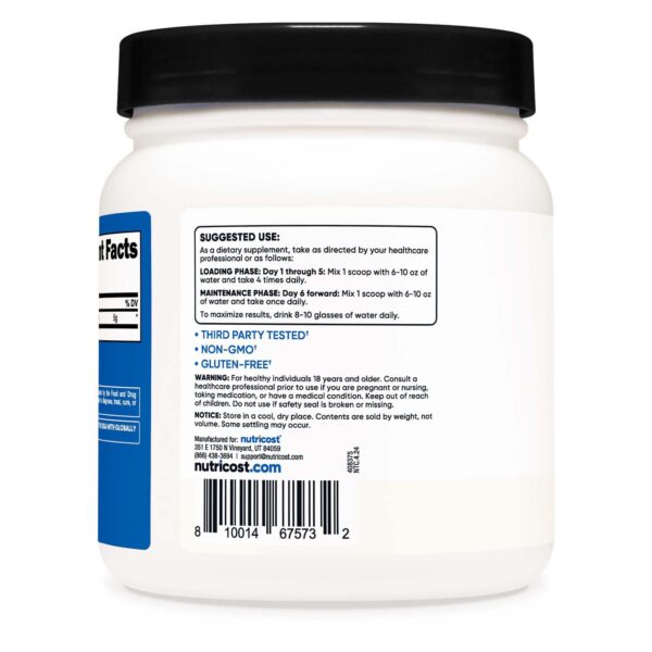 Nutricost Creatine Monohydrate 1 lb - Pure Powder for Athletes and Fitness Enthusiasts - Image 2