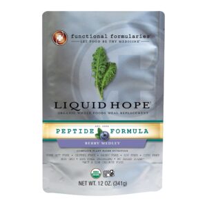Liquid Hope Peptide Formula 12 oz Organic Protein Supplement
